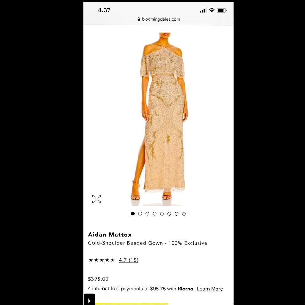 Aidan Mattox gown